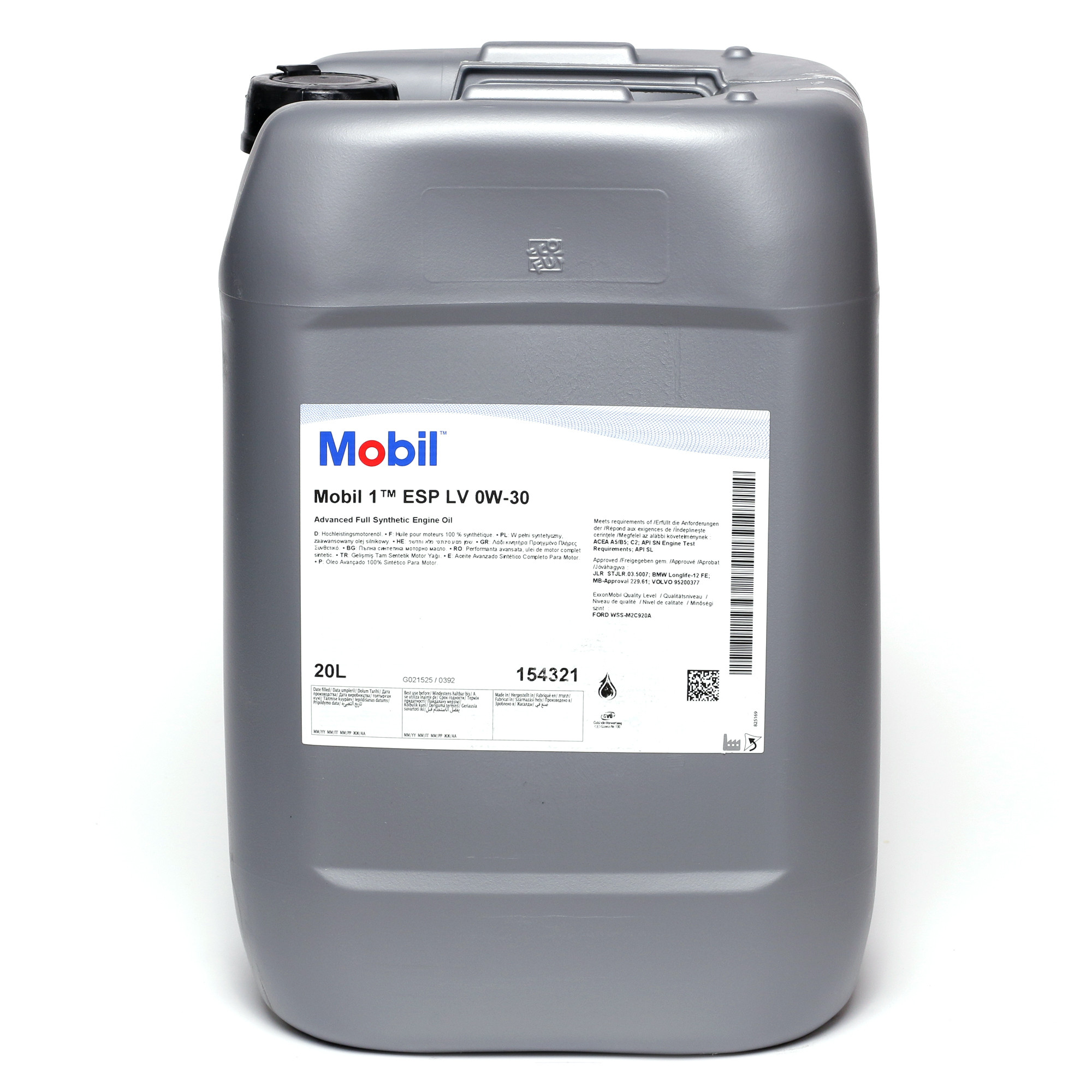 Mobil 1 ESP LV 0W-30 (A5/B5, C2) Motoröl 20l Kanister